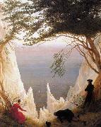 Chalk Cliffs on Rugen (mk09) Caspar David Friedrich